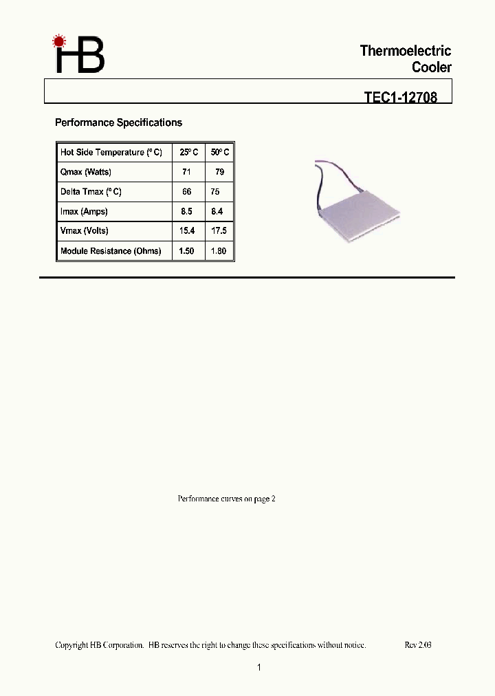 TEC1-12708_4146361.PDF Datasheet