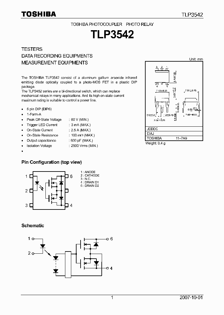 TLP354207_4124911.PDF Datasheet