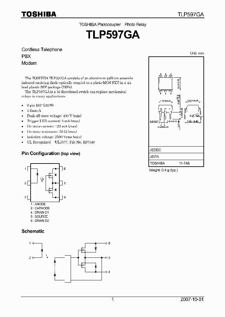 TLP597GA_4110022.PDF Datasheet