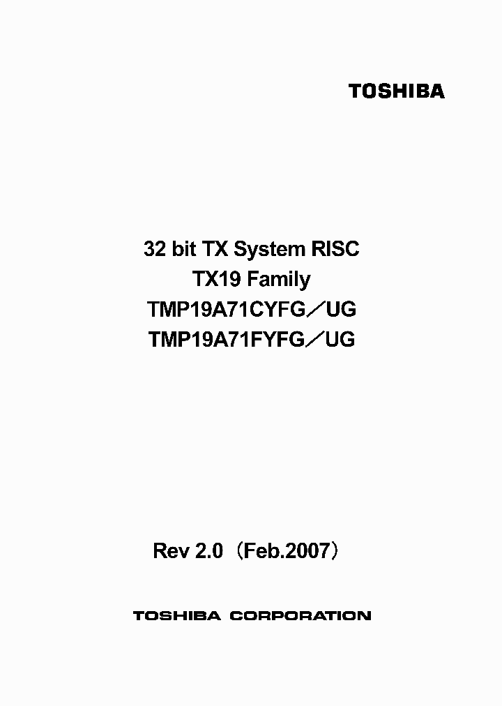 TMP19A71CYFG_4125144.PDF Datasheet