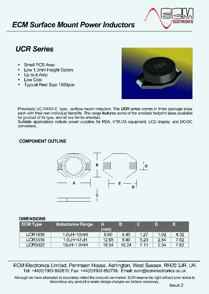 UCR1608T-1R0_4148475.PDF Datasheet