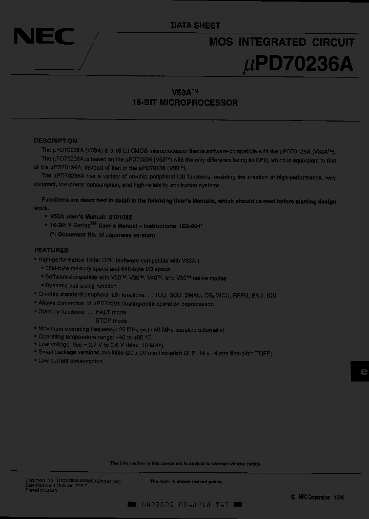 UPD70236A_4102196.PDF Datasheet