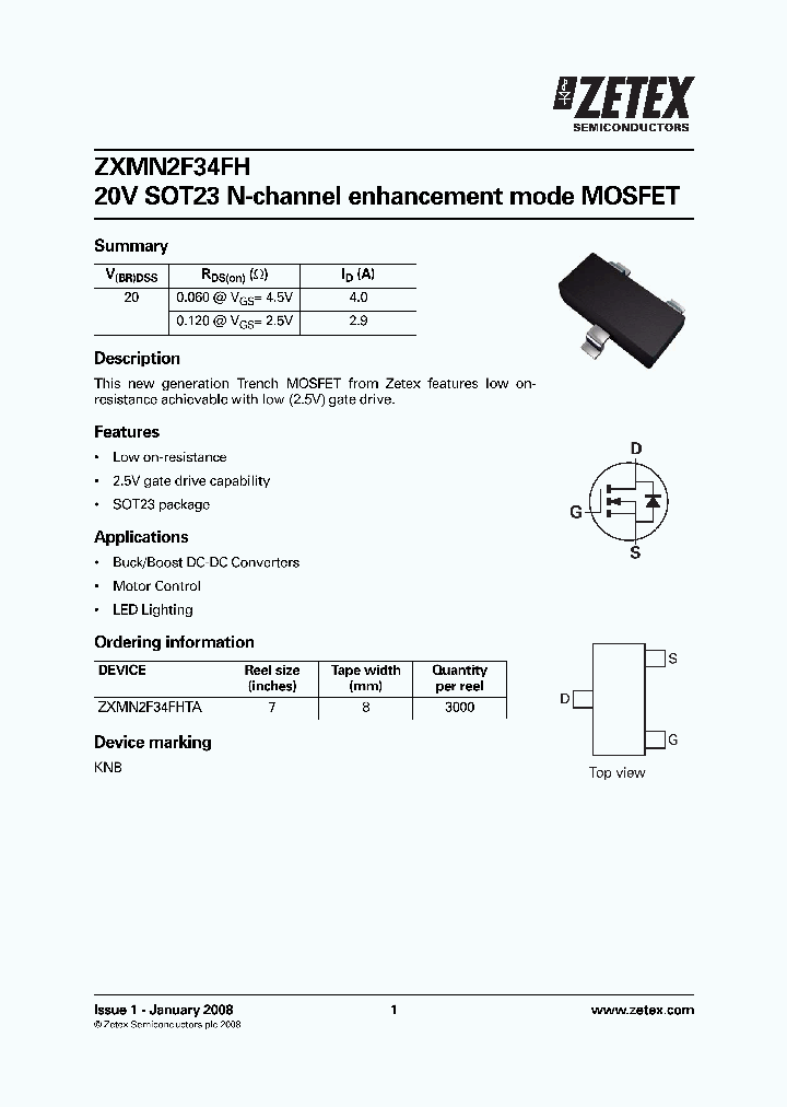 ZXMN2F34FHTA_4130517.PDF Datasheet