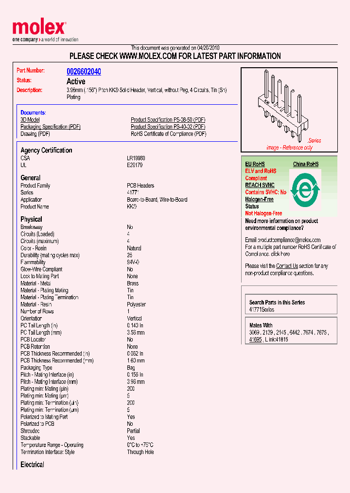 0026602040_4807359.PDF Datasheet