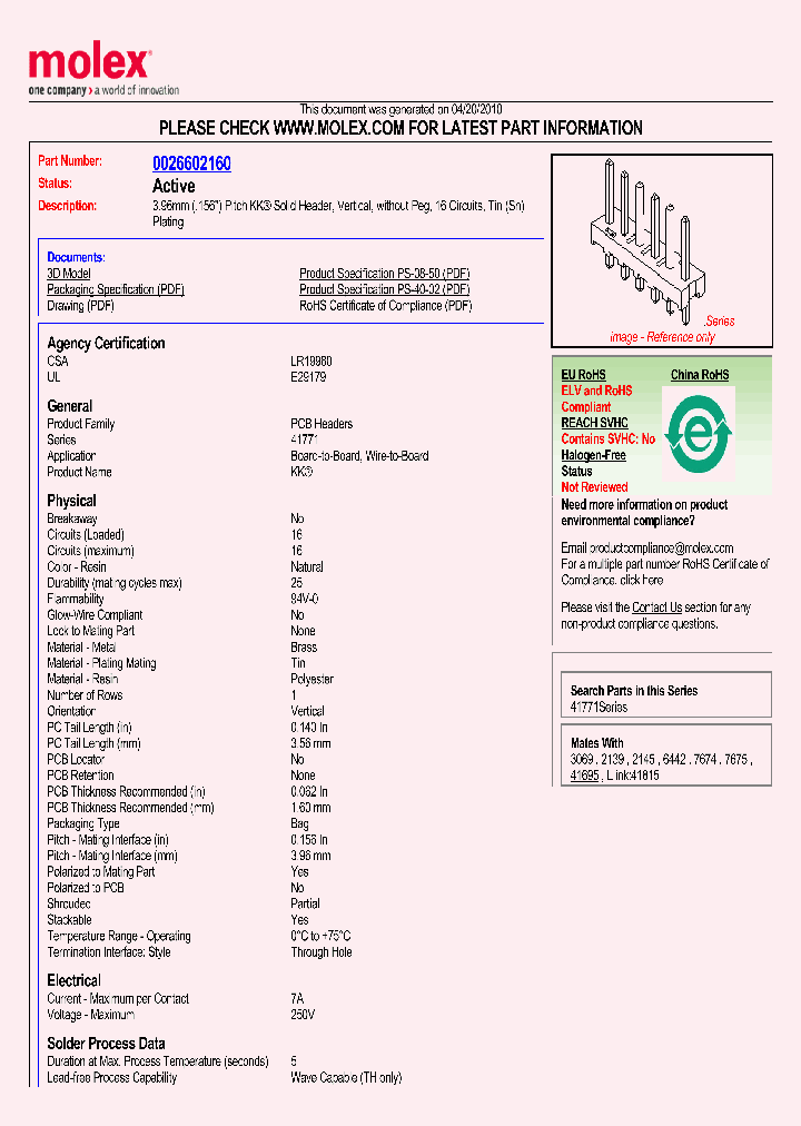 0026602160_4807369.PDF Datasheet