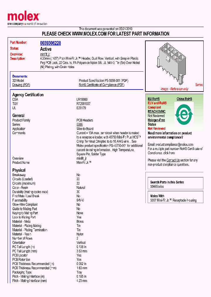 0039306228_4854814.PDF Datasheet