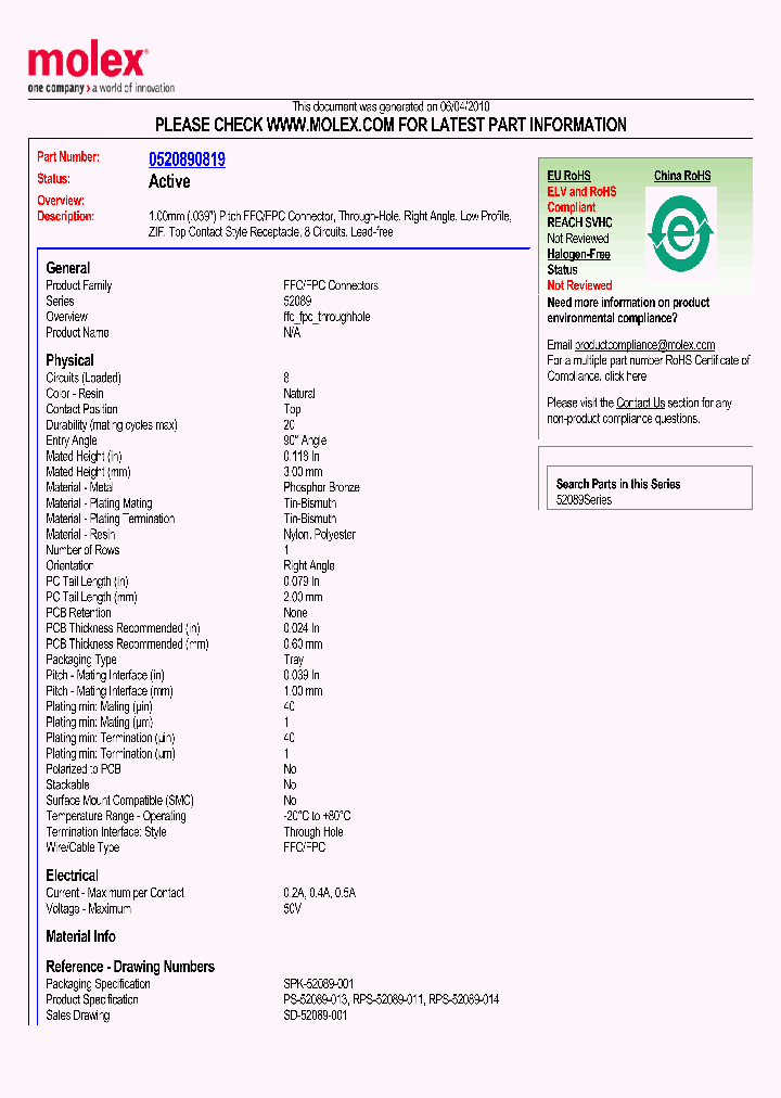 0520890819_4847202.PDF Datasheet