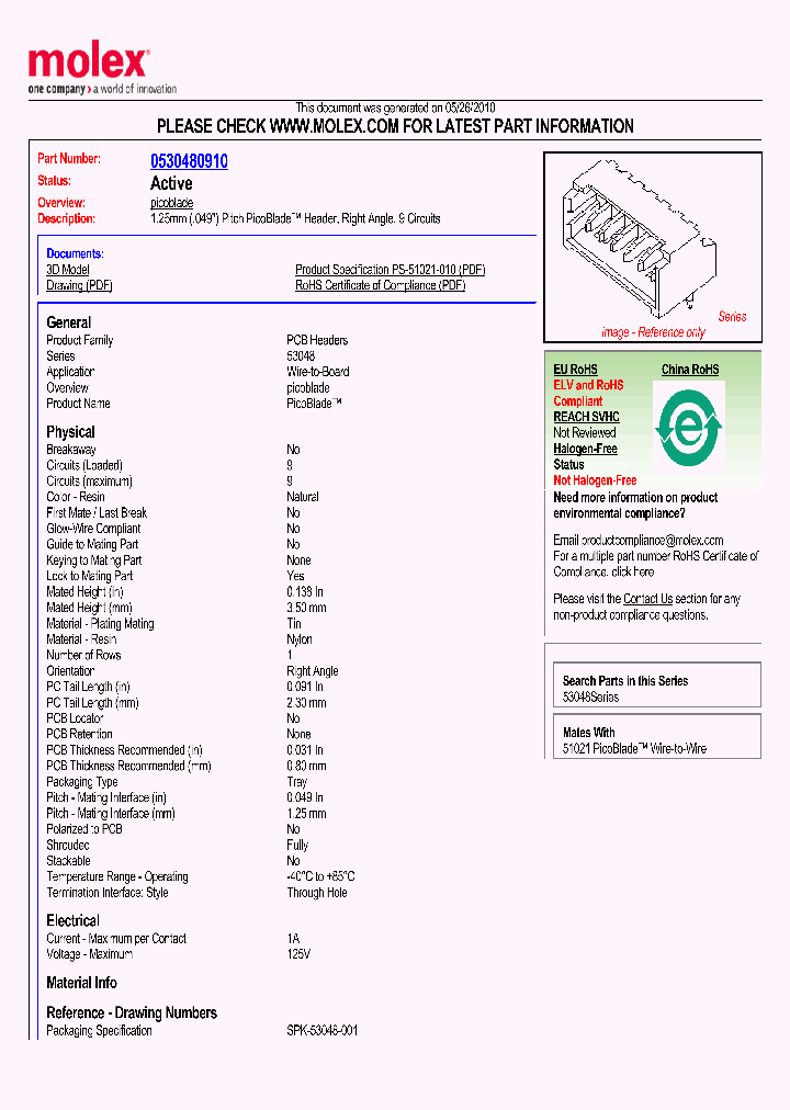 0530480910_4810458.PDF Datasheet