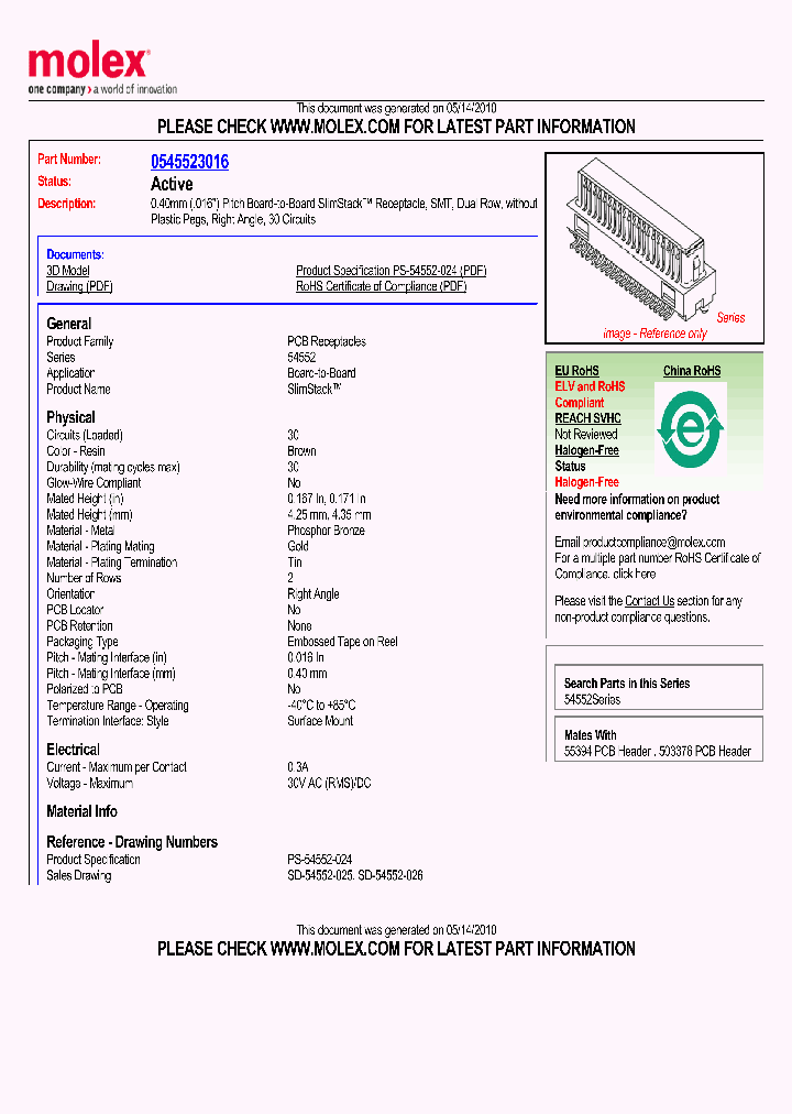 0545523016_4847992.PDF Datasheet