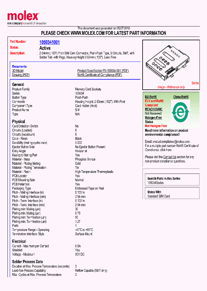 1050341001_4809848.PDF Datasheet