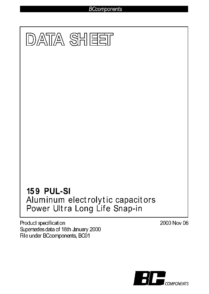 159PUL-SI_4223647.PDF Datasheet