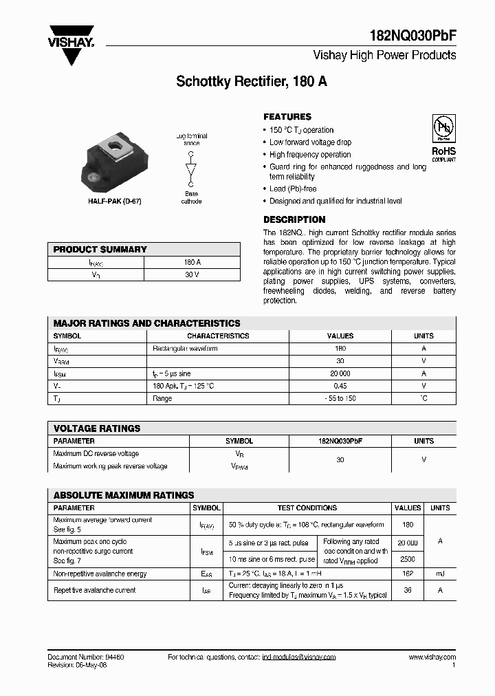 182NQ030PBF_4269931.PDF Datasheet