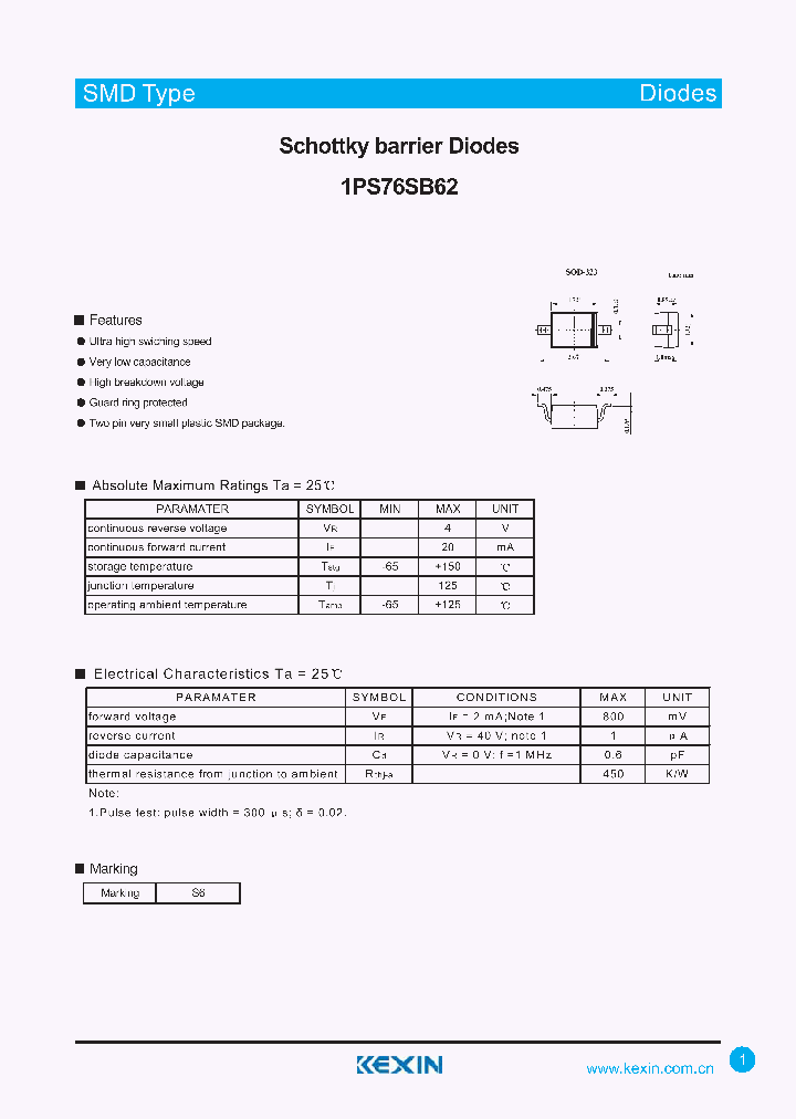 1PS76SB62_4316233.PDF Datasheet