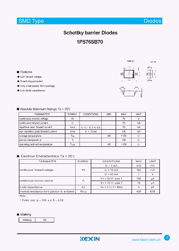 1PS76SB70_4316234.PDF Datasheet