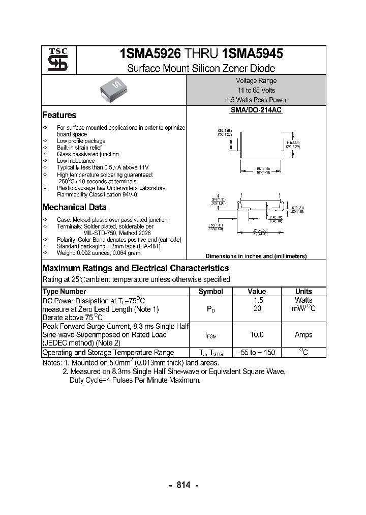 1SMA5940_4167671.PDF Datasheet