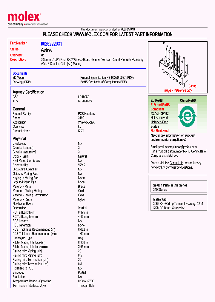 26-22-2031_4905986.PDF Datasheet
