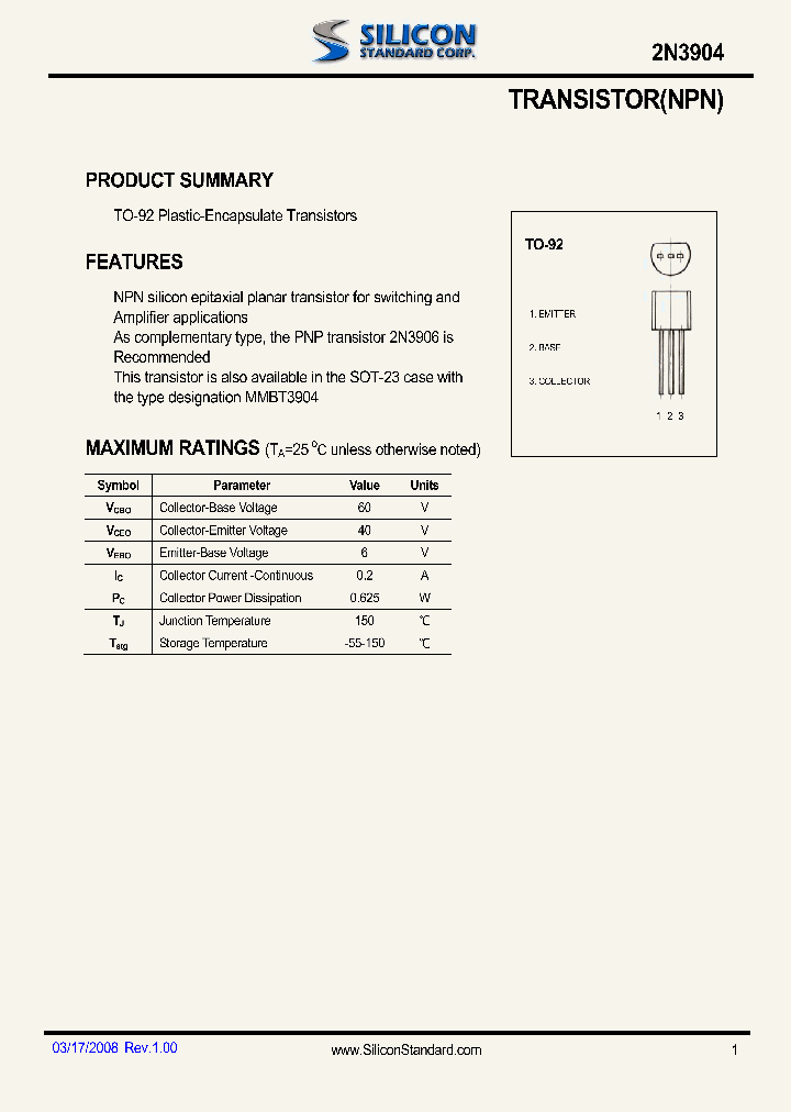 2N3904_4598607.PDF Datasheet