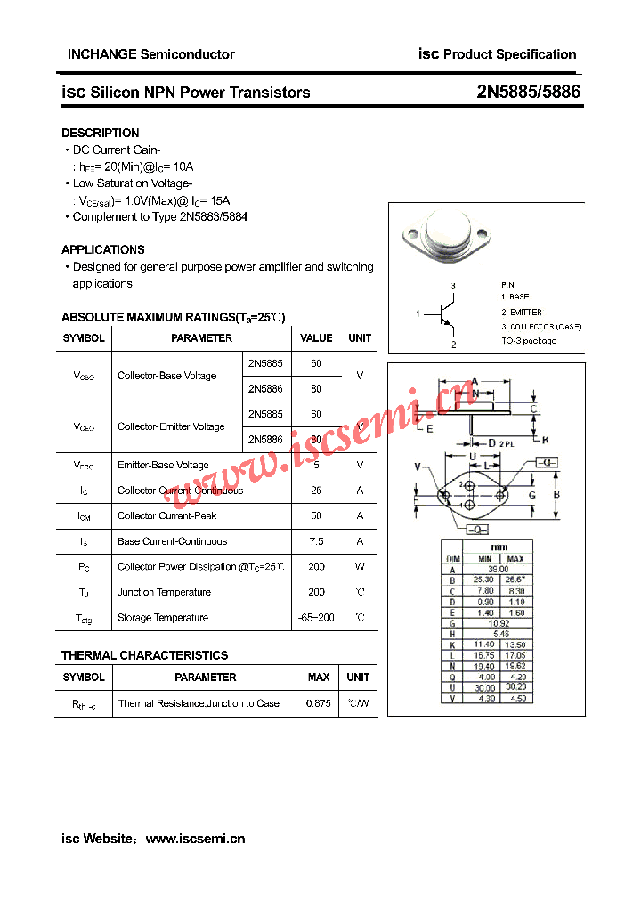 2N5885_4290156.PDF Datasheet