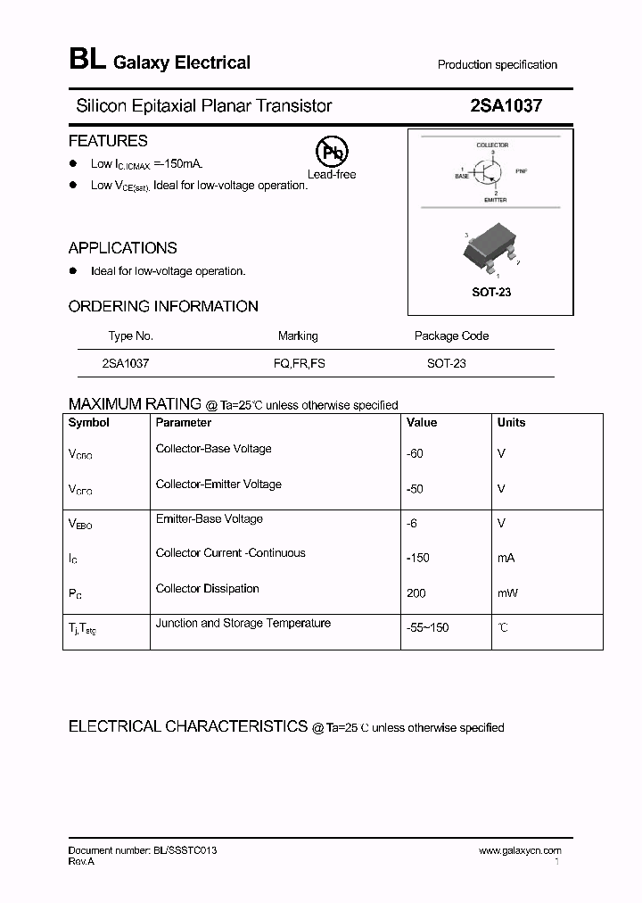 2SA1037_4336622.PDF Datasheet