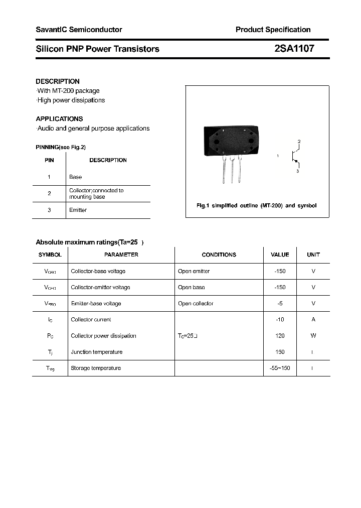 2SA1107_4398589.PDF Datasheet