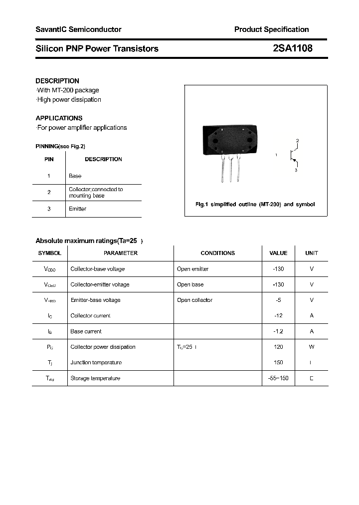 2SA1108_4398590.PDF Datasheet