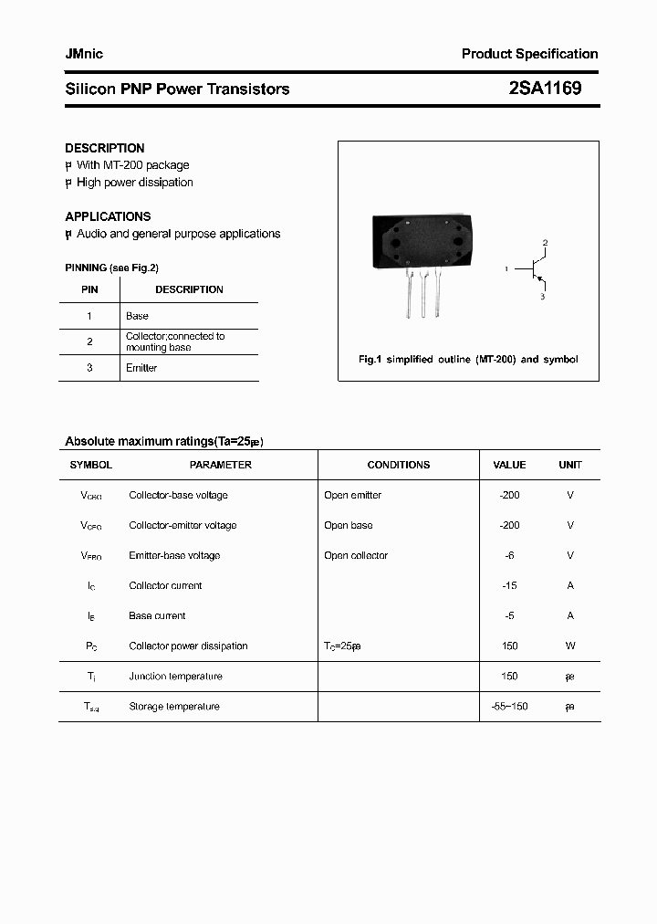 2SA1169_4441229.PDF Datasheet