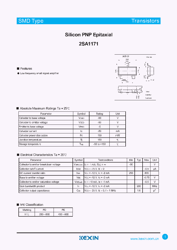 2SA1171_4278342.PDF Datasheet