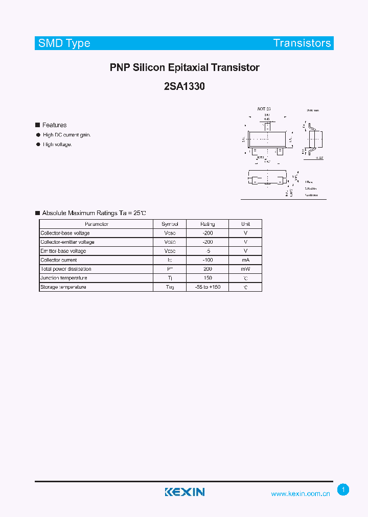 2SA1330_4274605.PDF Datasheet