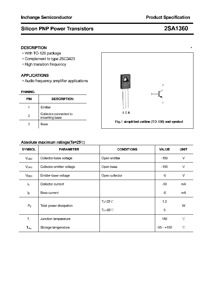 2SA1360_4340828.PDF Datasheet