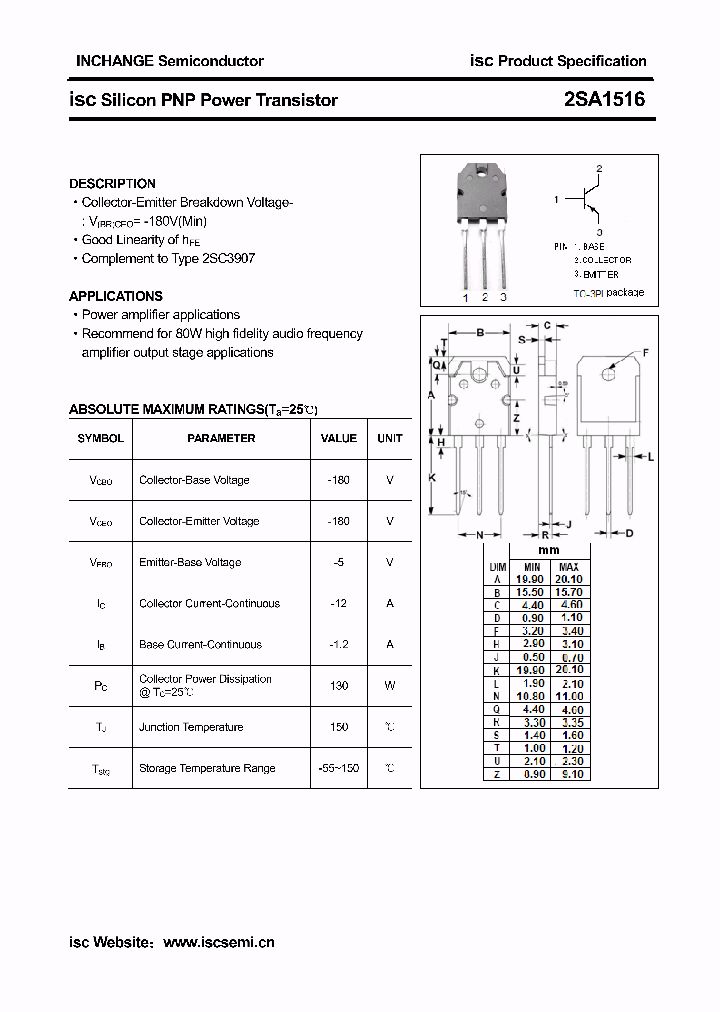 2SA1516_4339253.PDF Datasheet