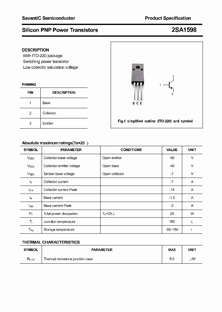 2SA1598_4418178.PDF Datasheet