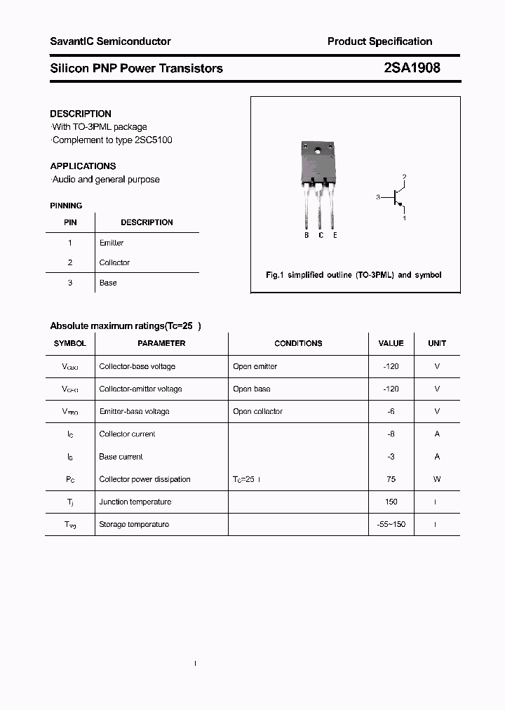 2SA1908_4389588.PDF Datasheet