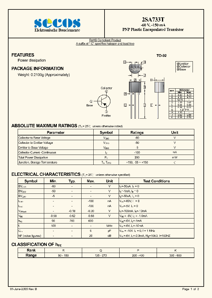 2SA733T_4427738.PDF Datasheet