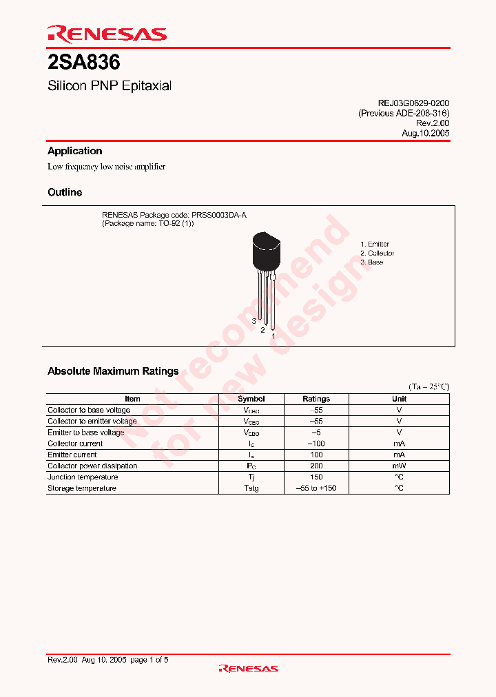 2SA836_4257751.PDF Datasheet