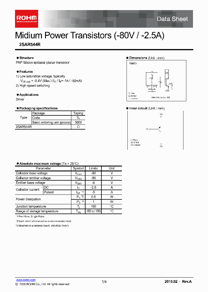 2SAR544R_4788633.PDF Datasheet