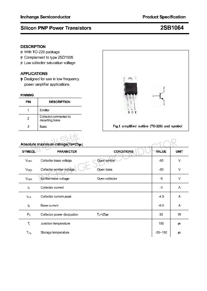 2SB1064_4396934.PDF Datasheet