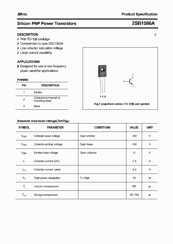 2SB1086A_4572441.PDF Datasheet