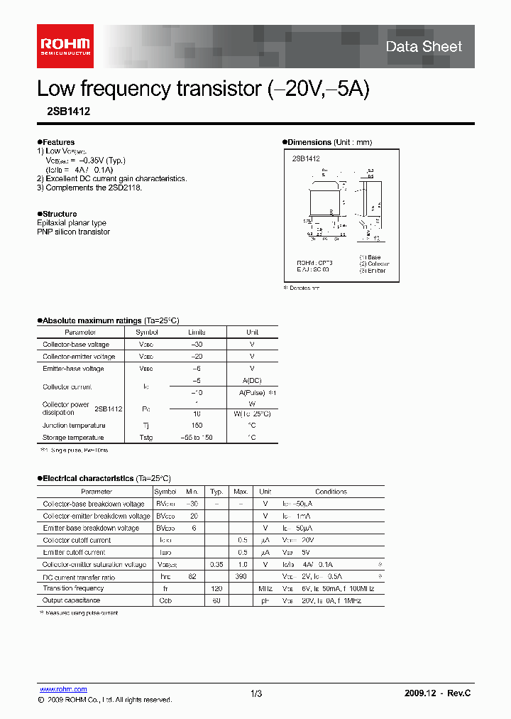 2SB141209_4594101.PDF Datasheet