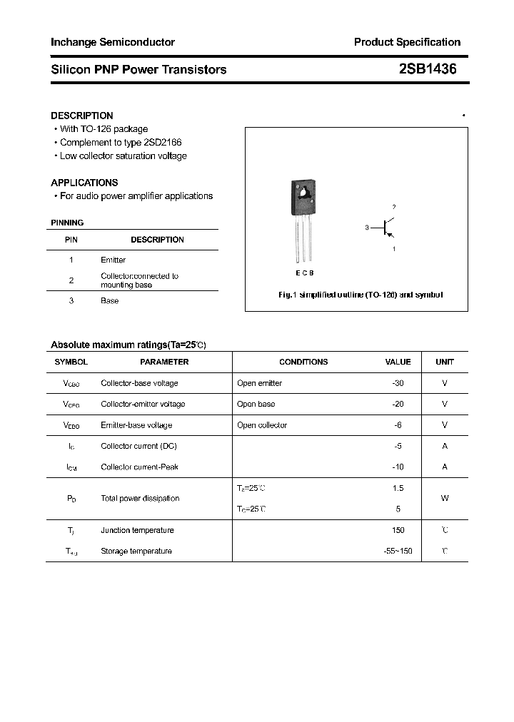 2SB1436_4729224.PDF Datasheet