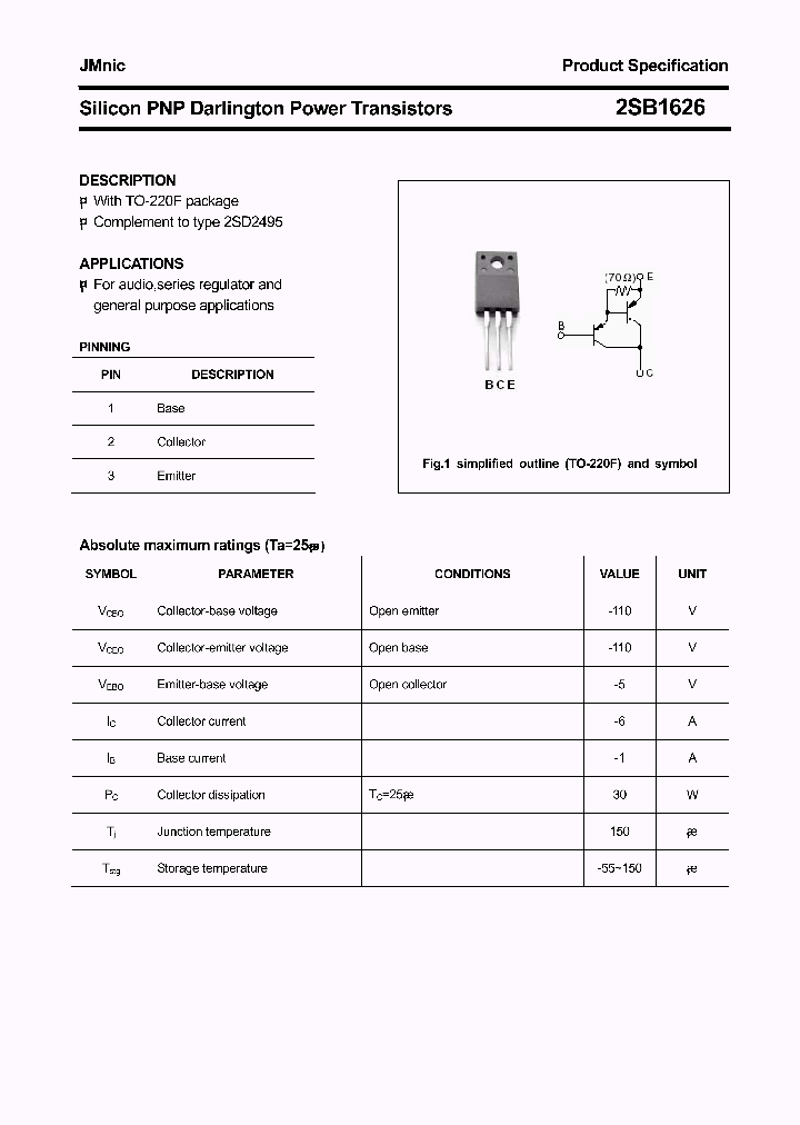 2SB1626_4730495.PDF Datasheet