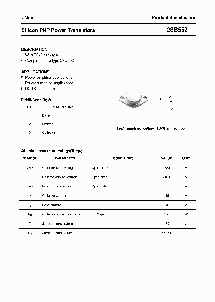 2SB552_4442412.PDF Datasheet