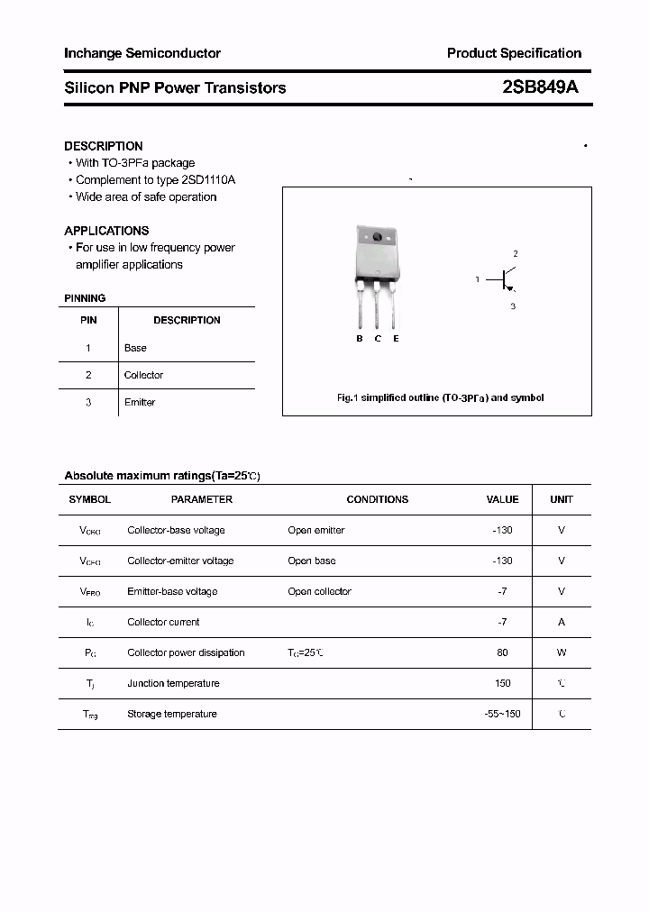 2SB849A_4398541.PDF Datasheet