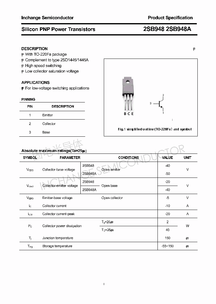 2SB948_4395640.PDF Datasheet