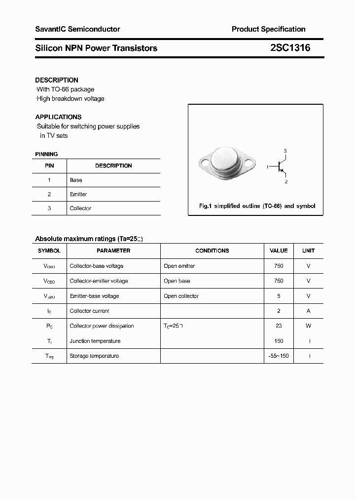 2SC1316_4381025.PDF Datasheet