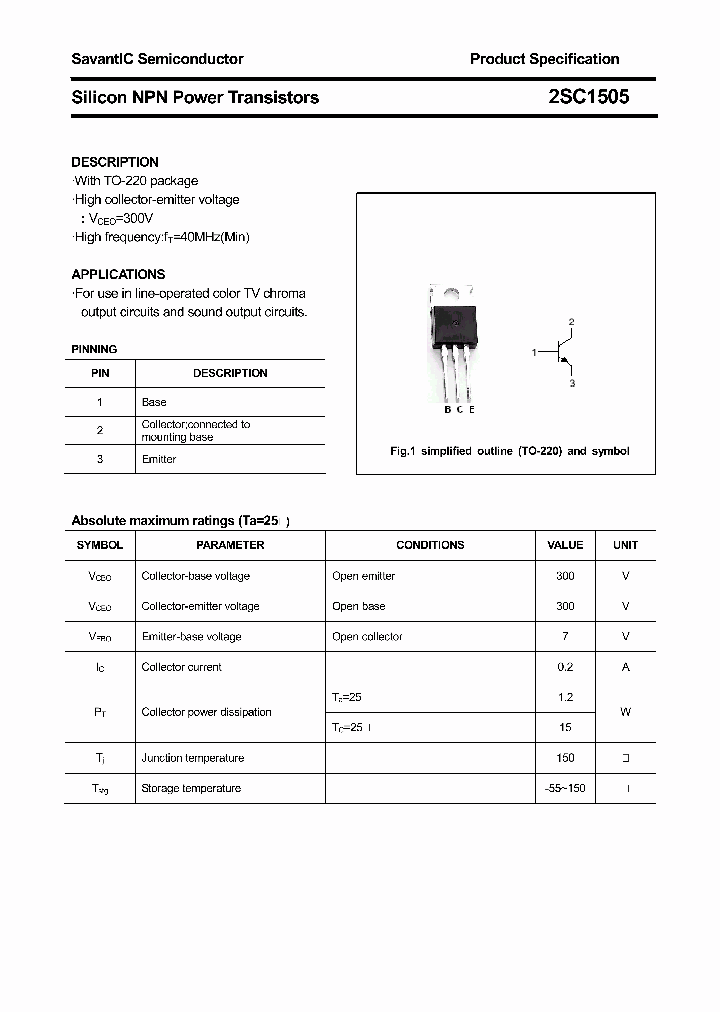 2SC1505_4384455.PDF Datasheet