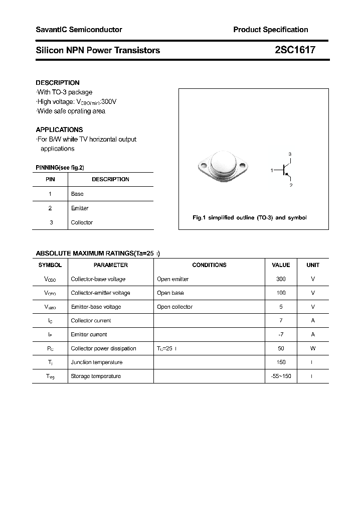 2SC1617_4376753.PDF Datasheet