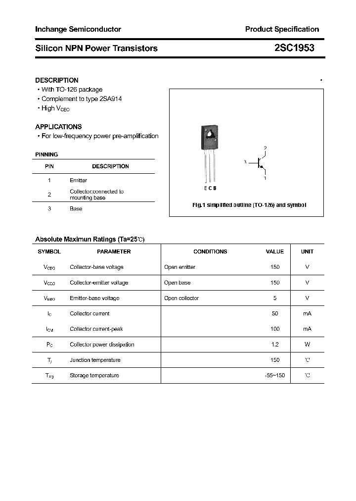 2SC1953_4384427.PDF Datasheet