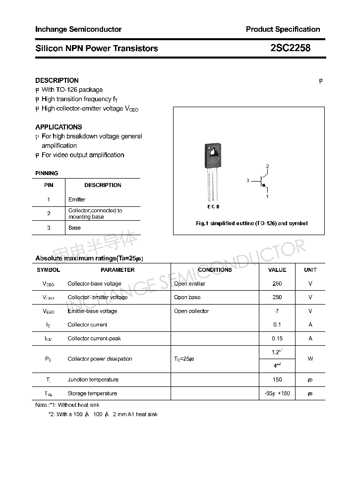 2SC2258_4313797.PDF Datasheet