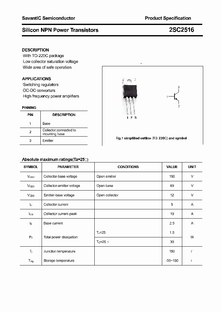 2SC2516_4452948.PDF Datasheet