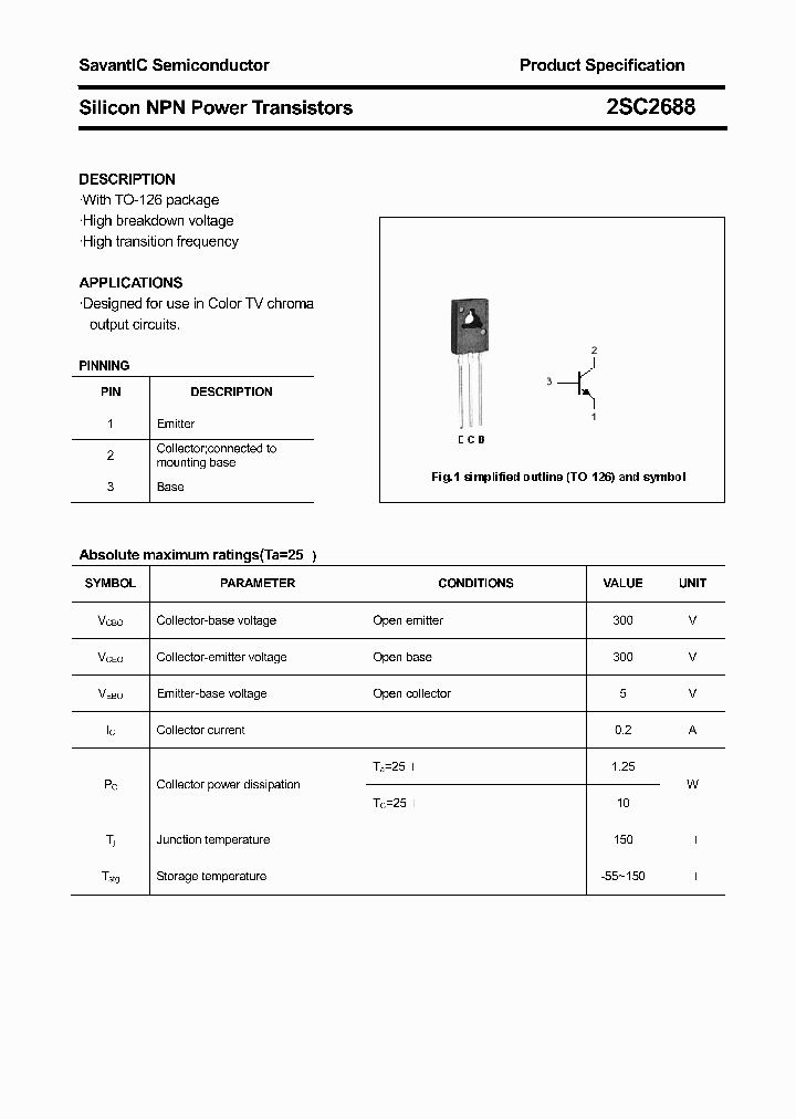 2SC2688_4582170.PDF Datasheet